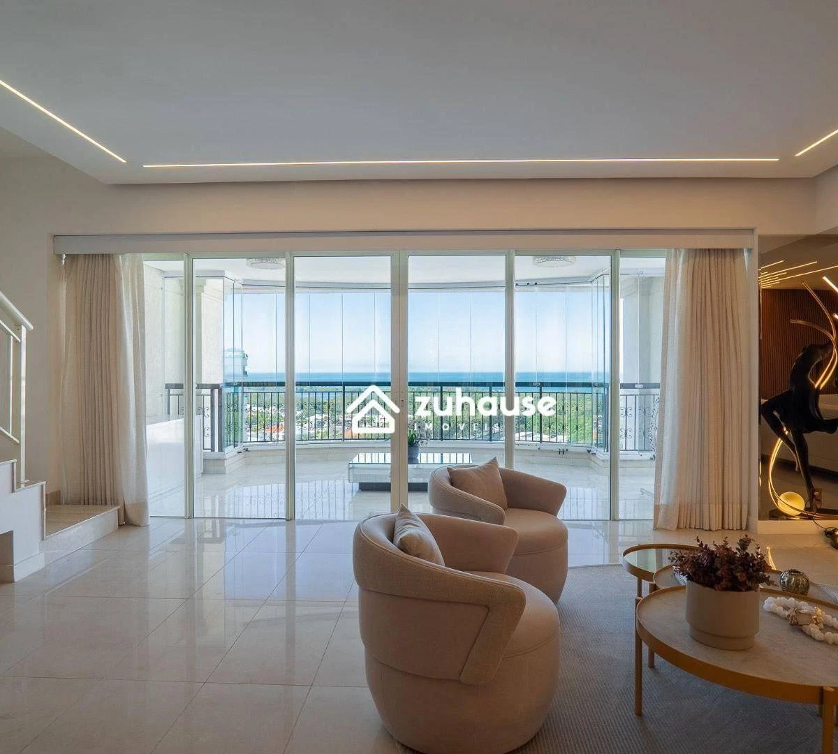 Duplex furnished penthouse 600 m² with 4 en-suite and parking — photo 12