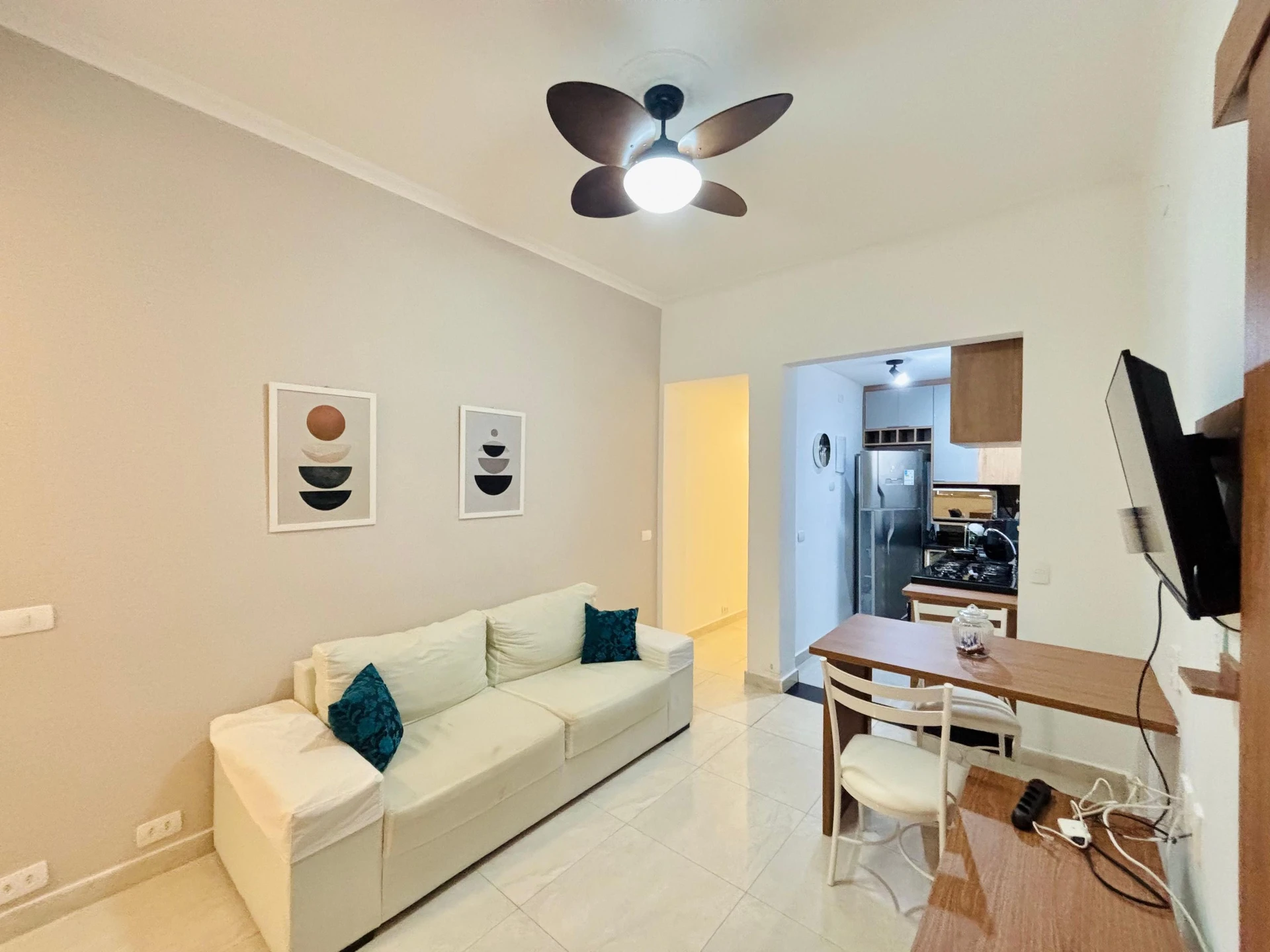 Furnished apartment, 48 m², with a washing machine — photo 6