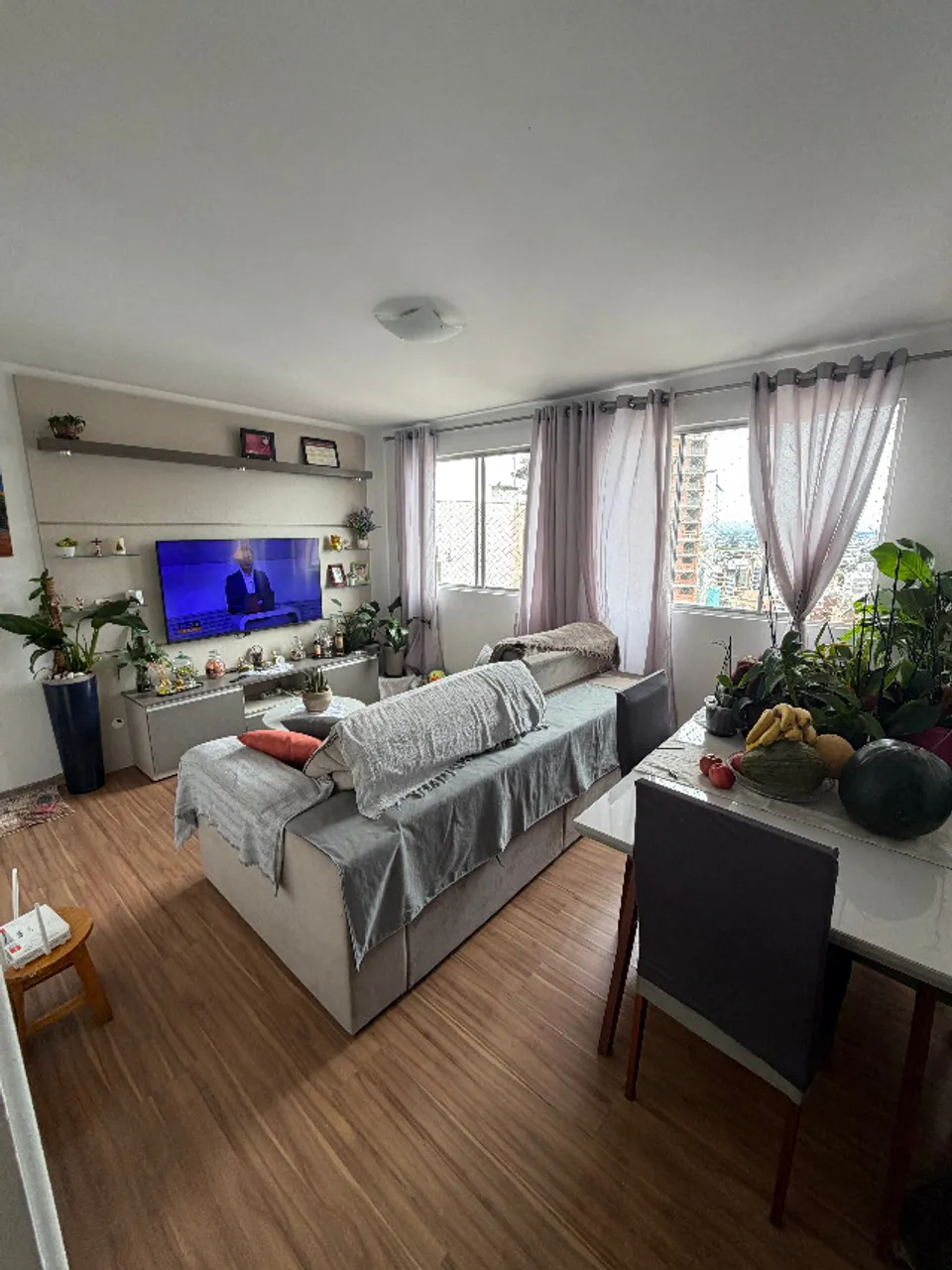 3-bedroom apartment with a washing machine in Curitiba