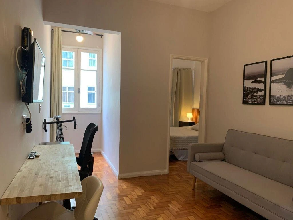 Furnished 35 m² apartment with 1 bedroom and gas kitchen