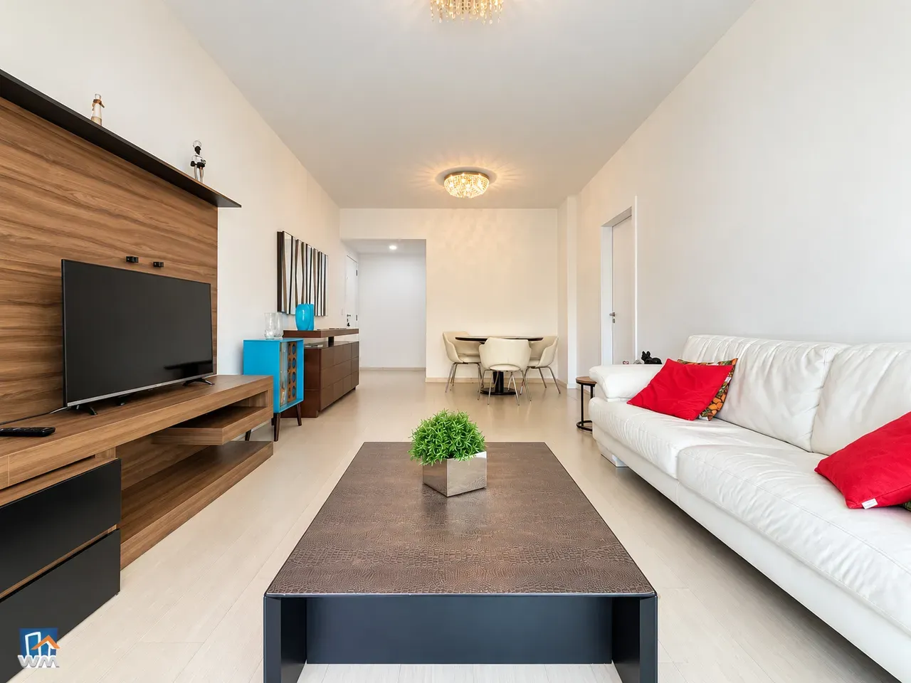 125 m² apartment with a washing machine and a home office — photo 8