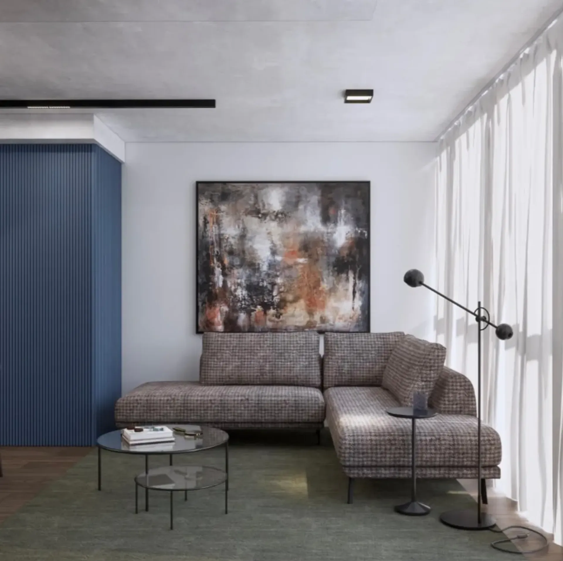2 quartos e janelas do piso ao teto: apartamento de 84 m² — photo 4