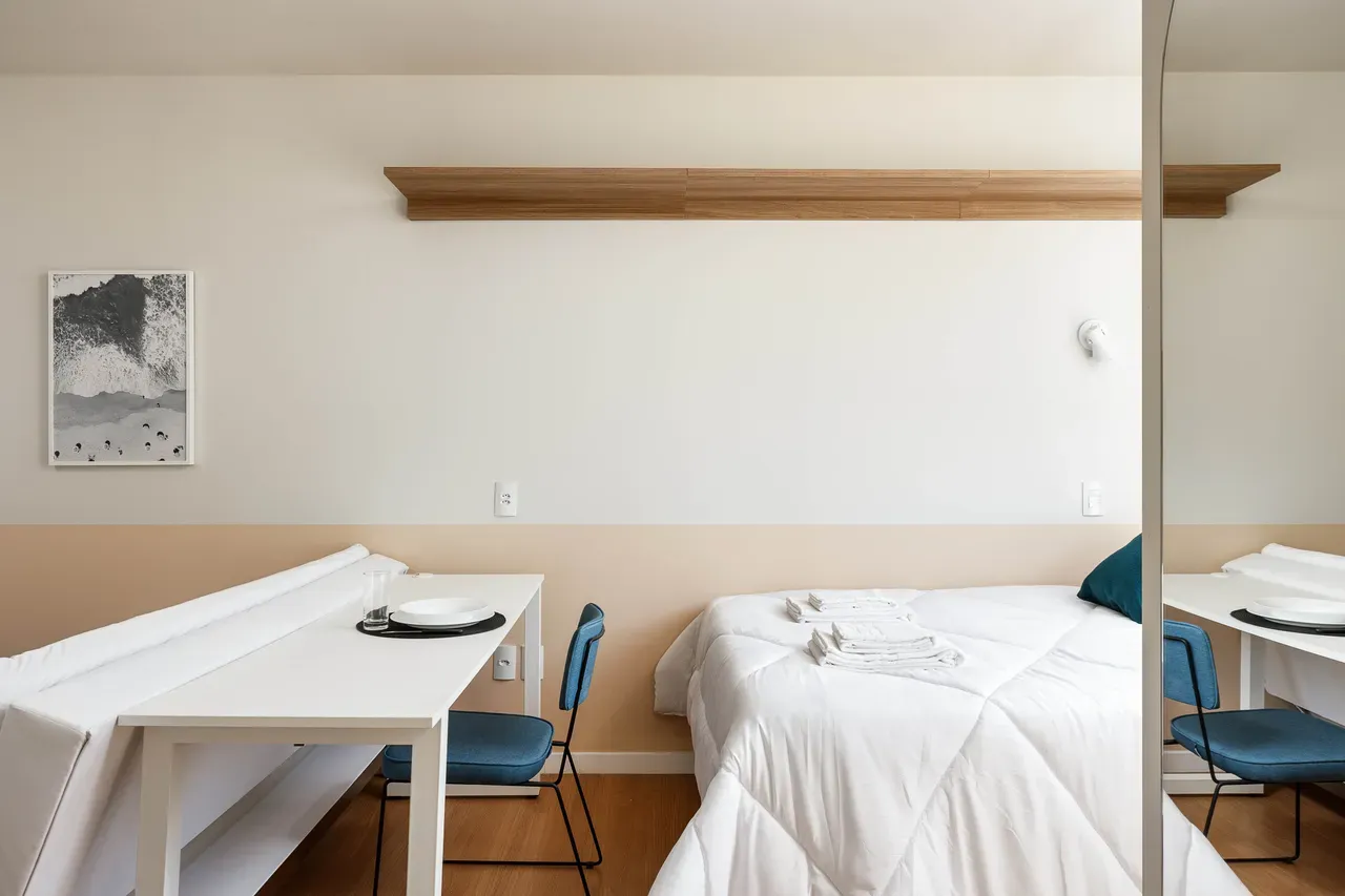 Furnished studio on the 1st floor, with laundry machine and kitchenette — photo 13