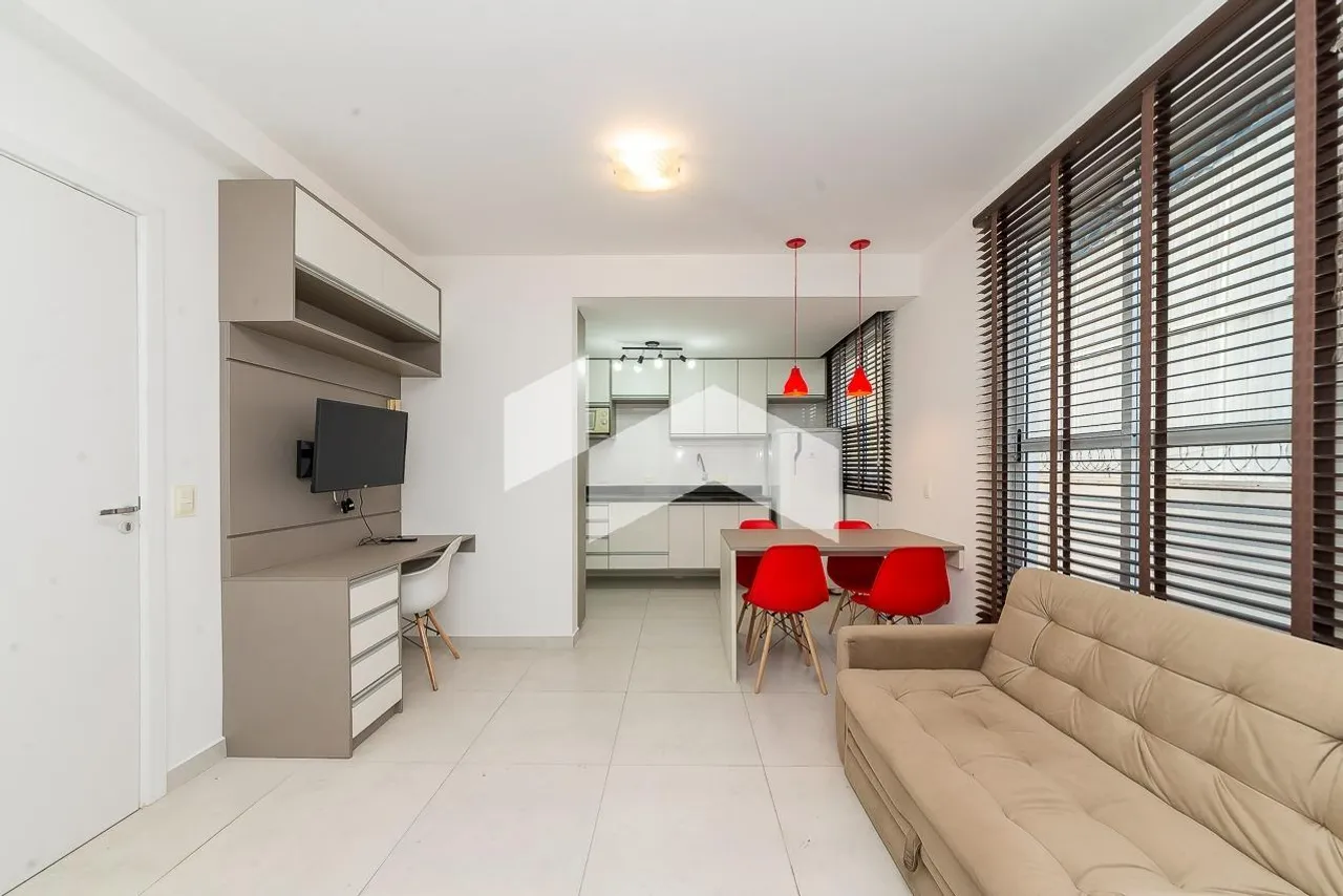 Studio mobiliado 28 m² com cozinha americana e vaga — photo 3