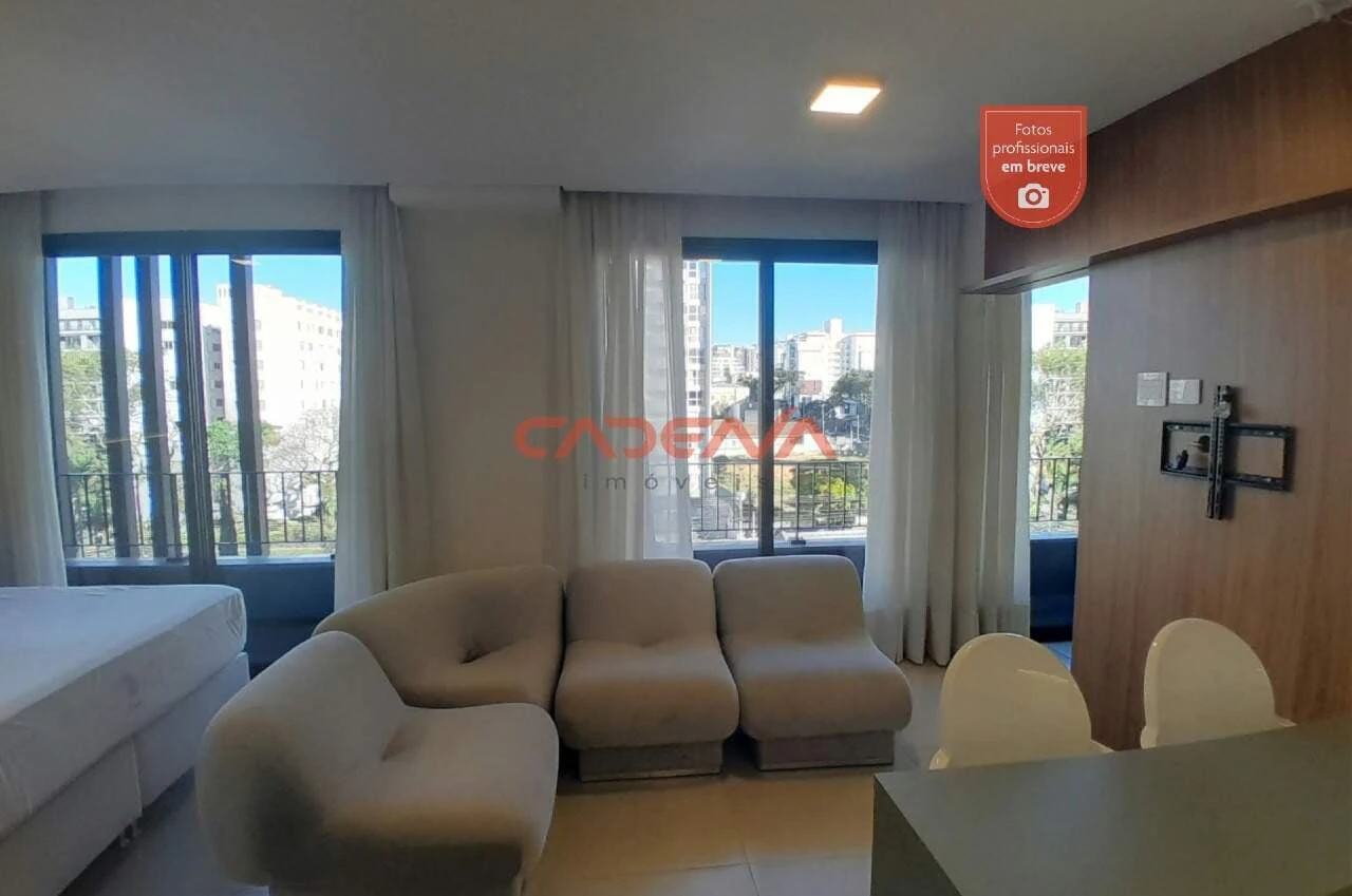 Furnished 46 m² studio with 1 bedroom and open-plan kitchen