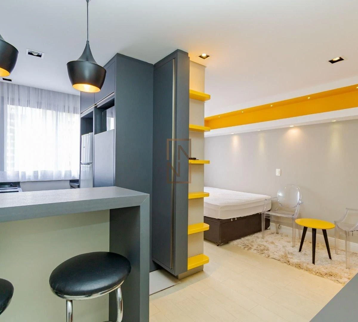 One-bedroom apartment in a building with a sauna — photo 4