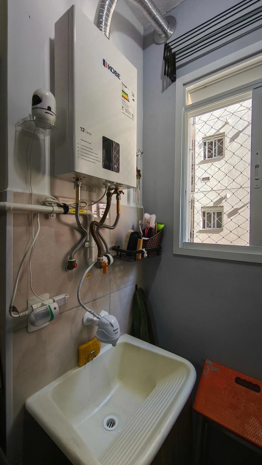 Home office in a one-bedroom apartment, 32 m² — photo 51