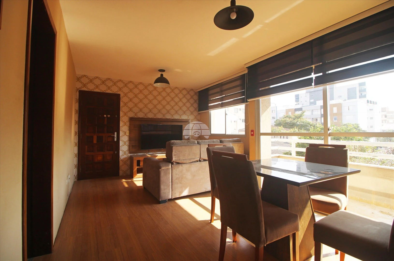 75 m² apartment with a washing machine and a walk-in closet