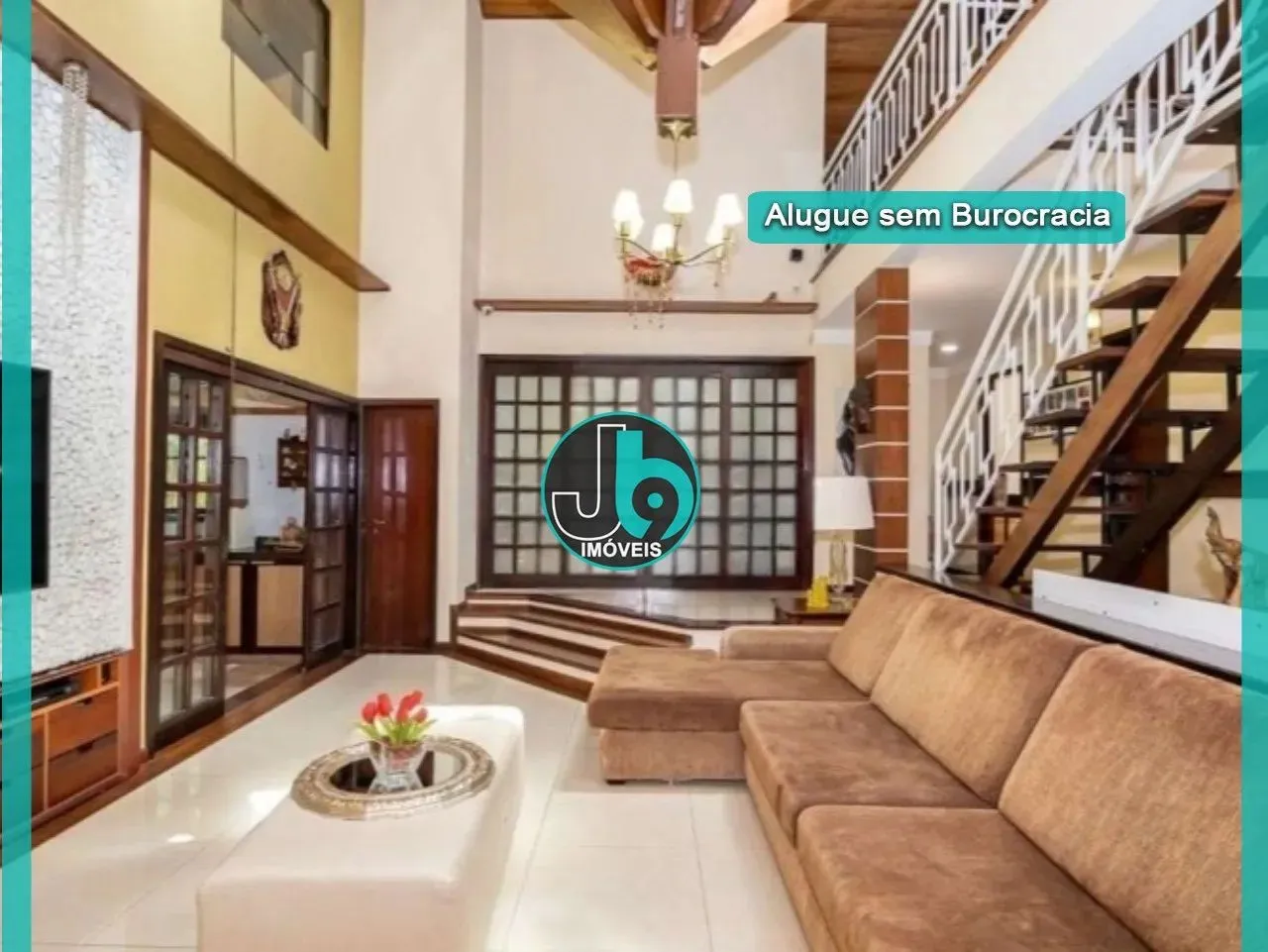 Furnished house with 4 bedrooms and a closed kitchen with gas stove