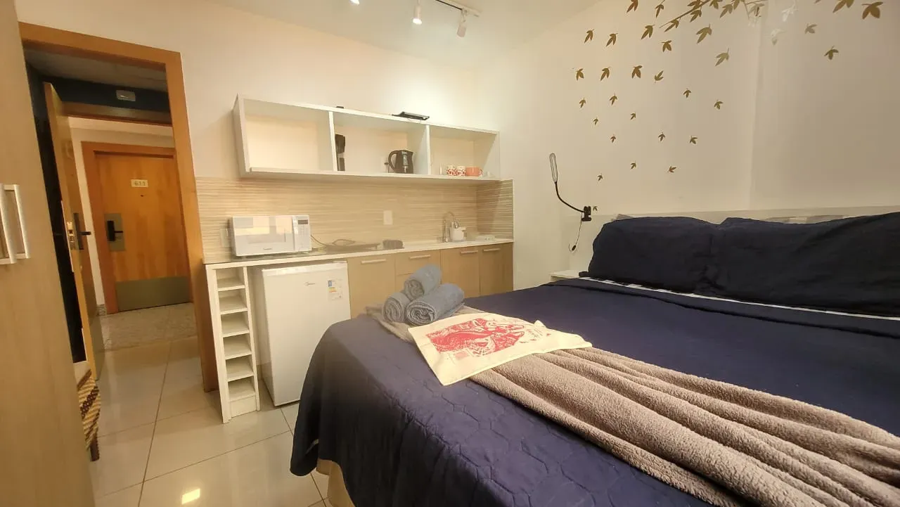 Estúdio de 18 m² no 6º andar com 1 quarto