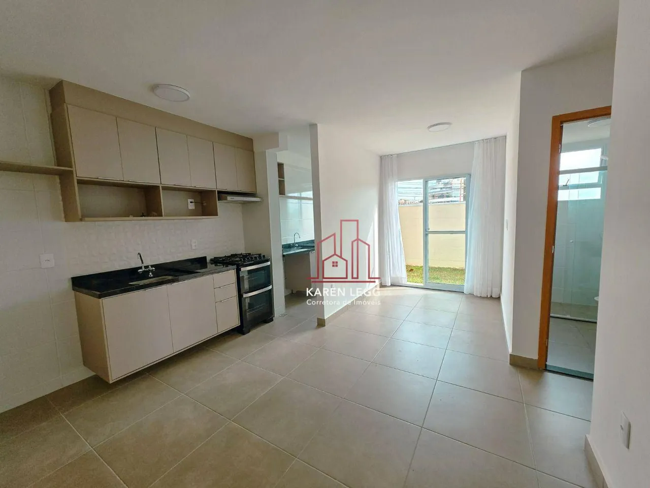Apartamento Garden mobiliado com 2 quartos e 2 banheiros