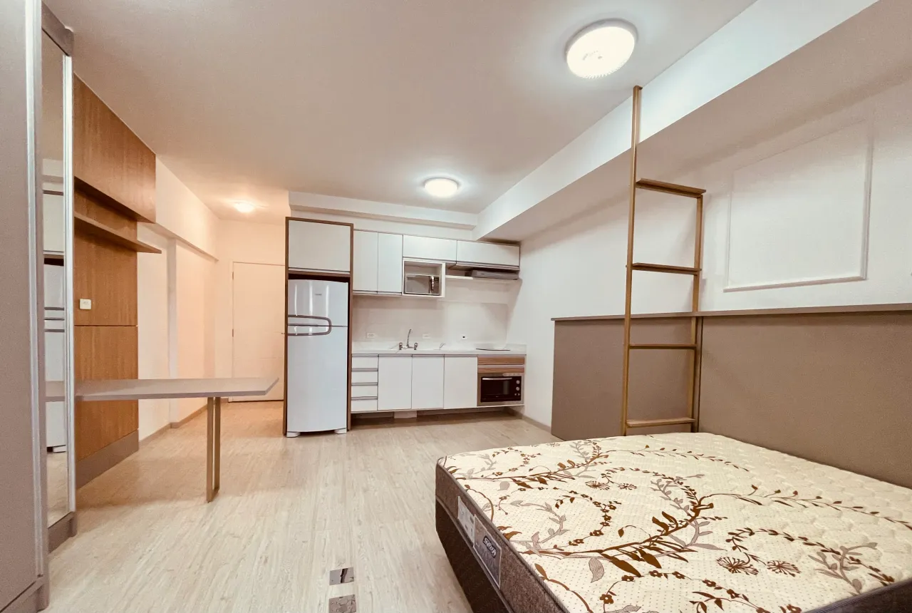 Apartamento mobiliado de 1 quarto com varanda envidraçada — photo 7