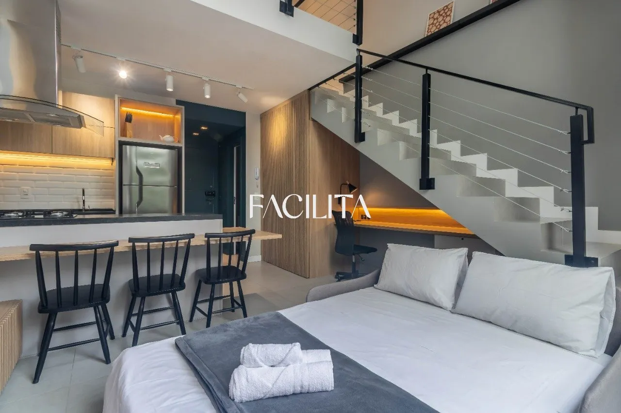 Apartamento amueblado de 63 m² en el 3º piso con cocina abierta