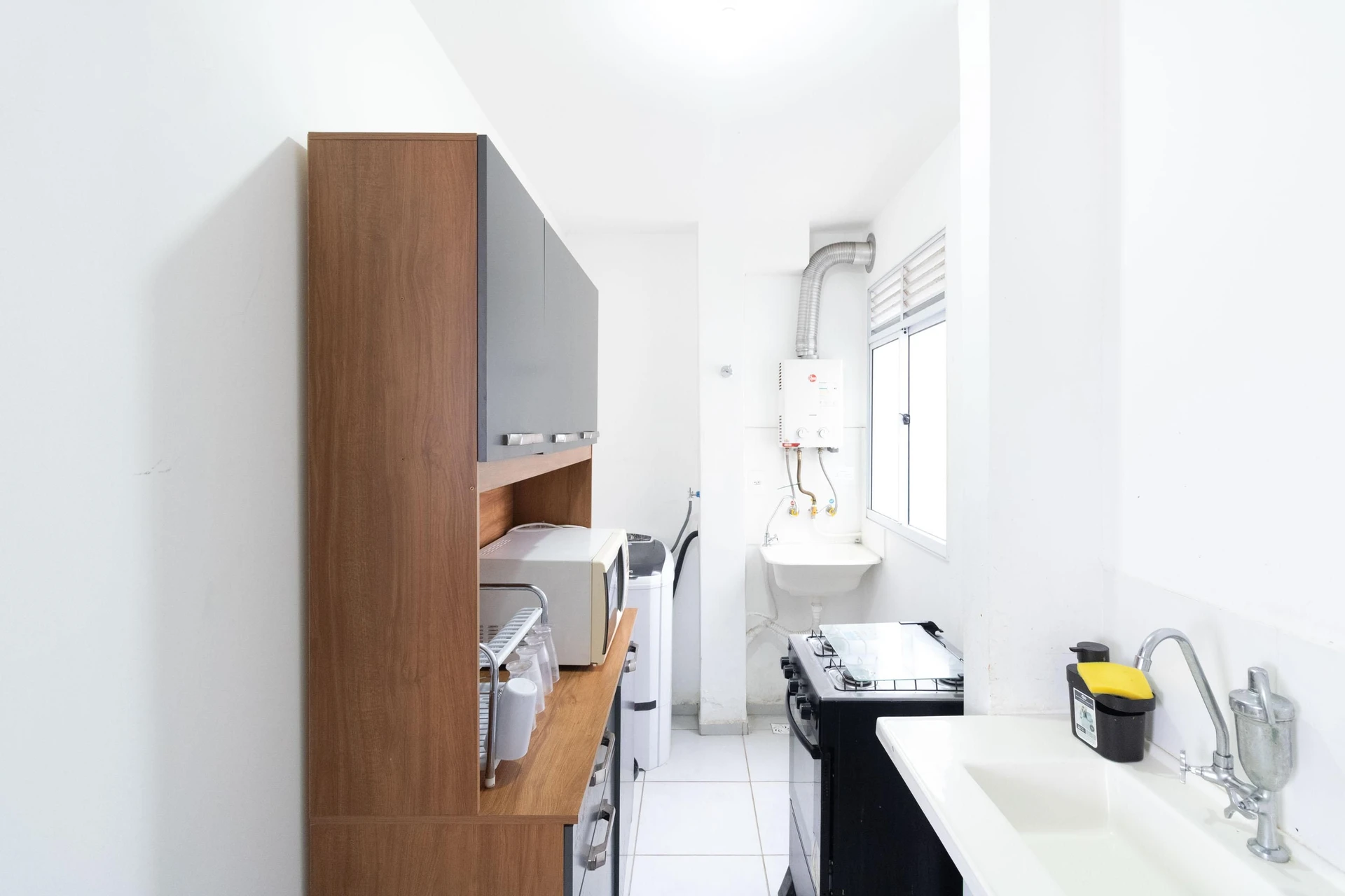 Furnished apartment, 45 m², with a washing machine — photo 31