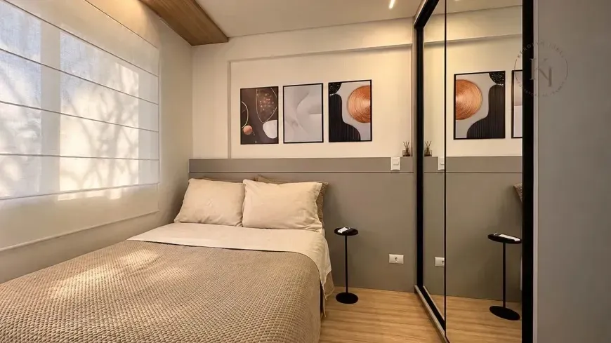Home office in a one-bedroom apartment, 30 m²