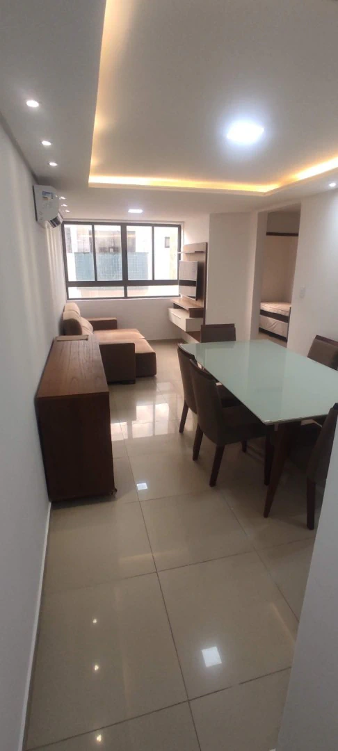 2-bedroom apartment with a washing machine in João Pessoa — photo 12
