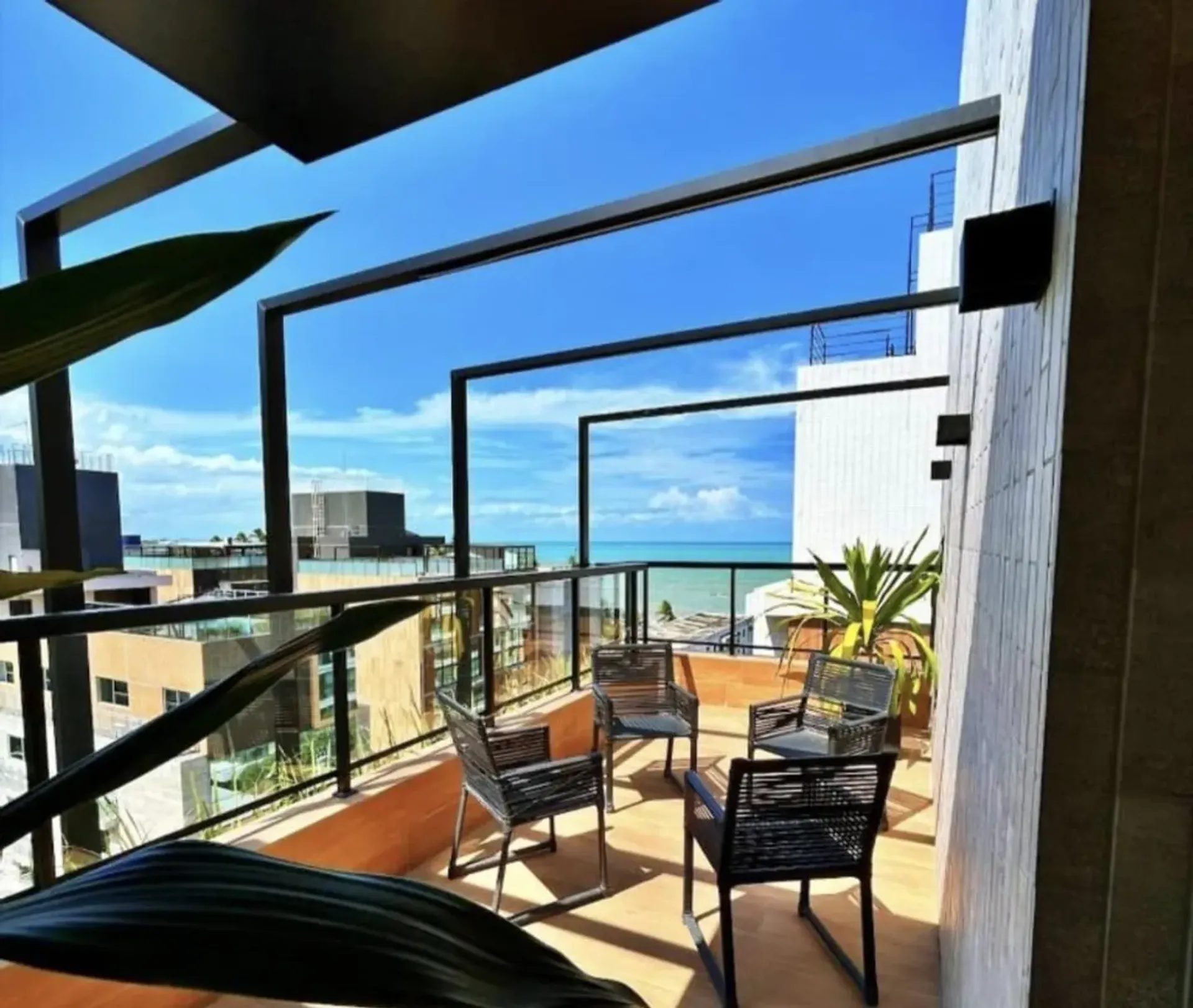 Piso amueblado de 19 m² con 1 dormitorio y piscina