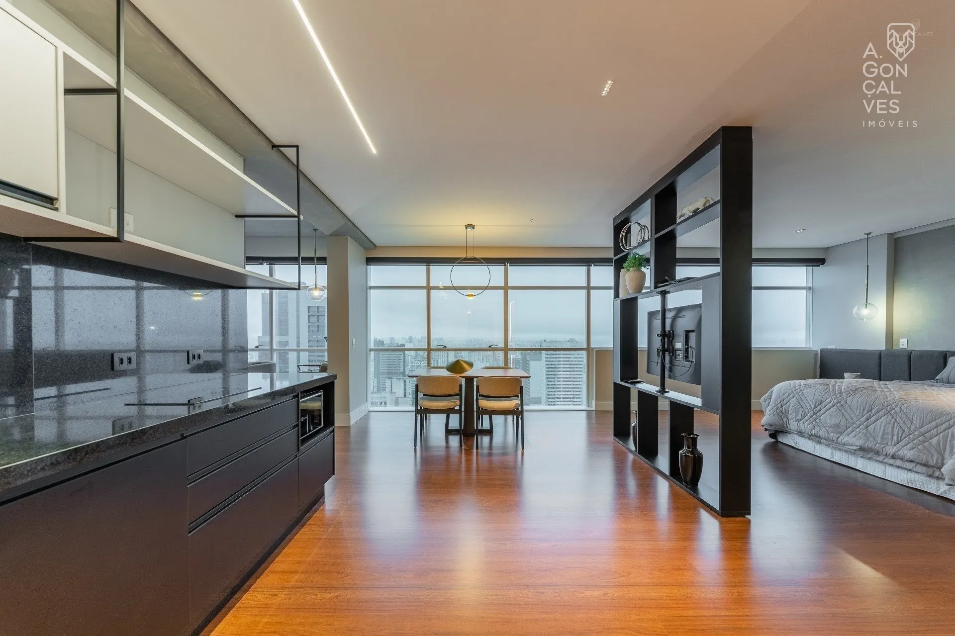 Furnished 73 m² studio with 1 bedroom and 1 bathroom