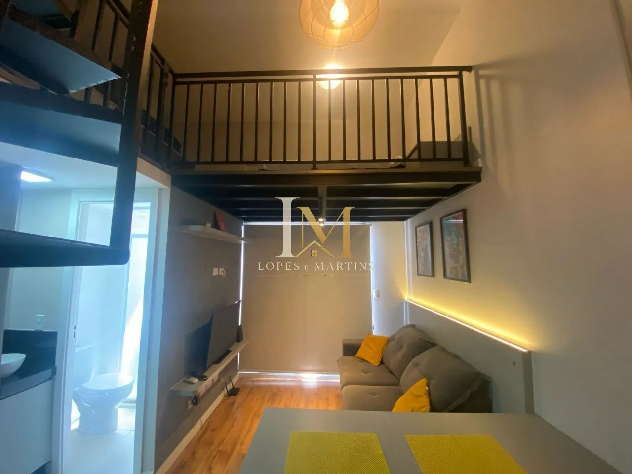 Furnished 1-bedroom apartment with 32 m² and balcony — photo 5