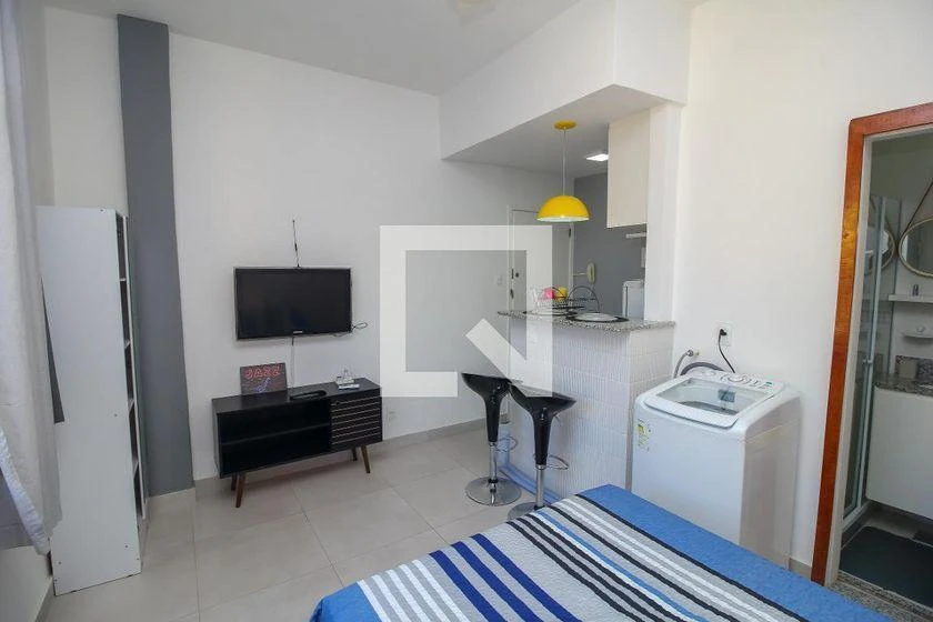 Furnished apartment, 22 m², with a washing machine