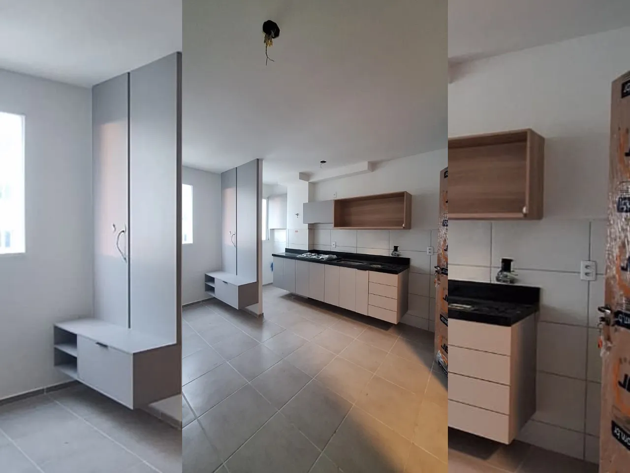 Home office in a 2-bedroom apartment, 48 m²