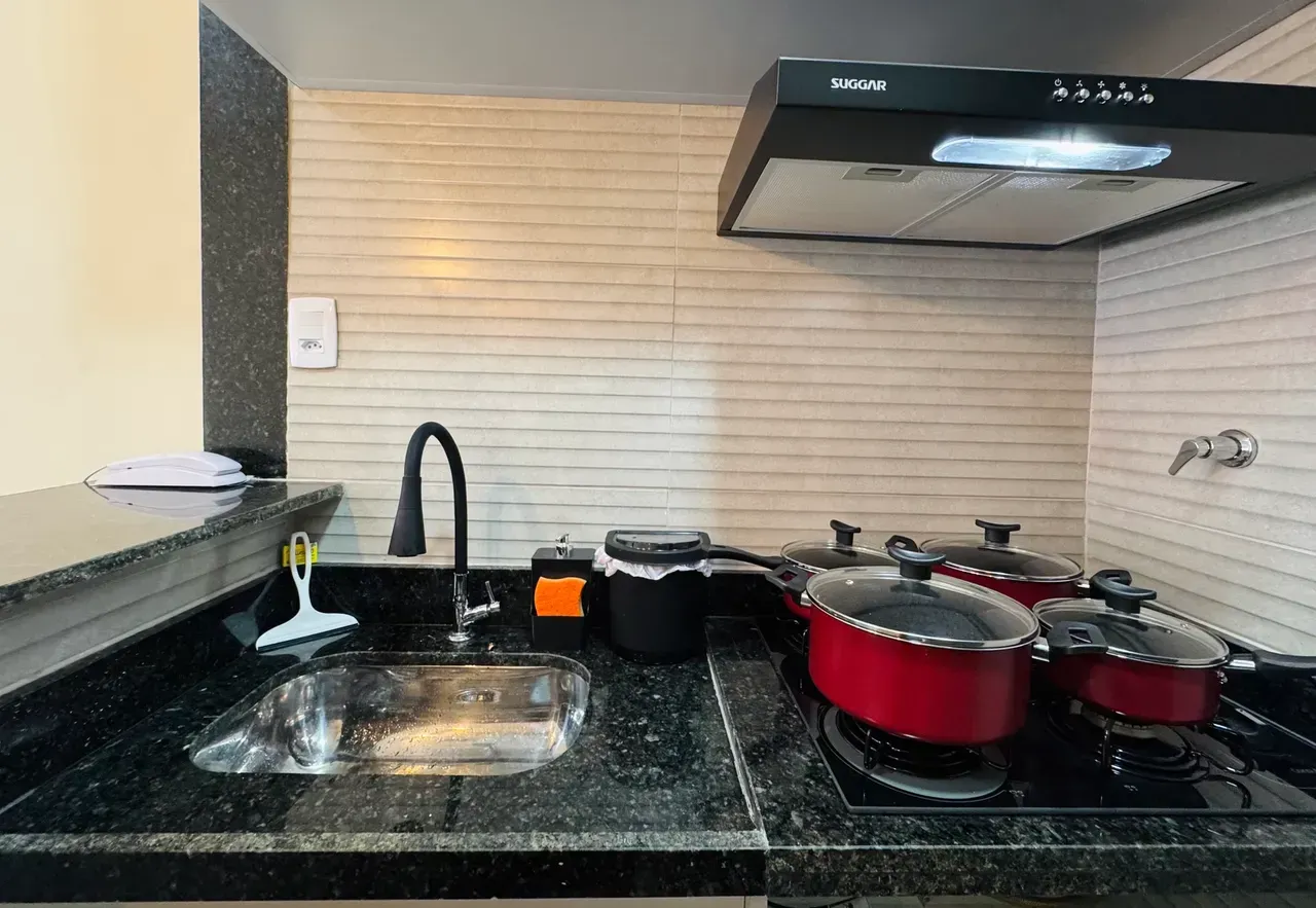 Apartamento mobiliado com cozinha aberta e 1 quarto — photo 9