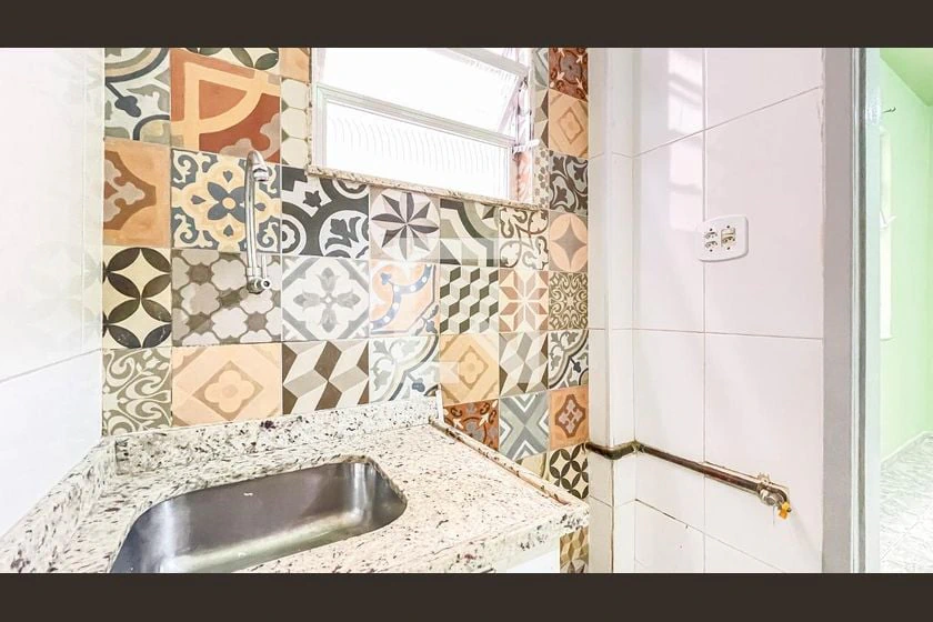 40 m² studio with 1 bedroom and 1 bathroom