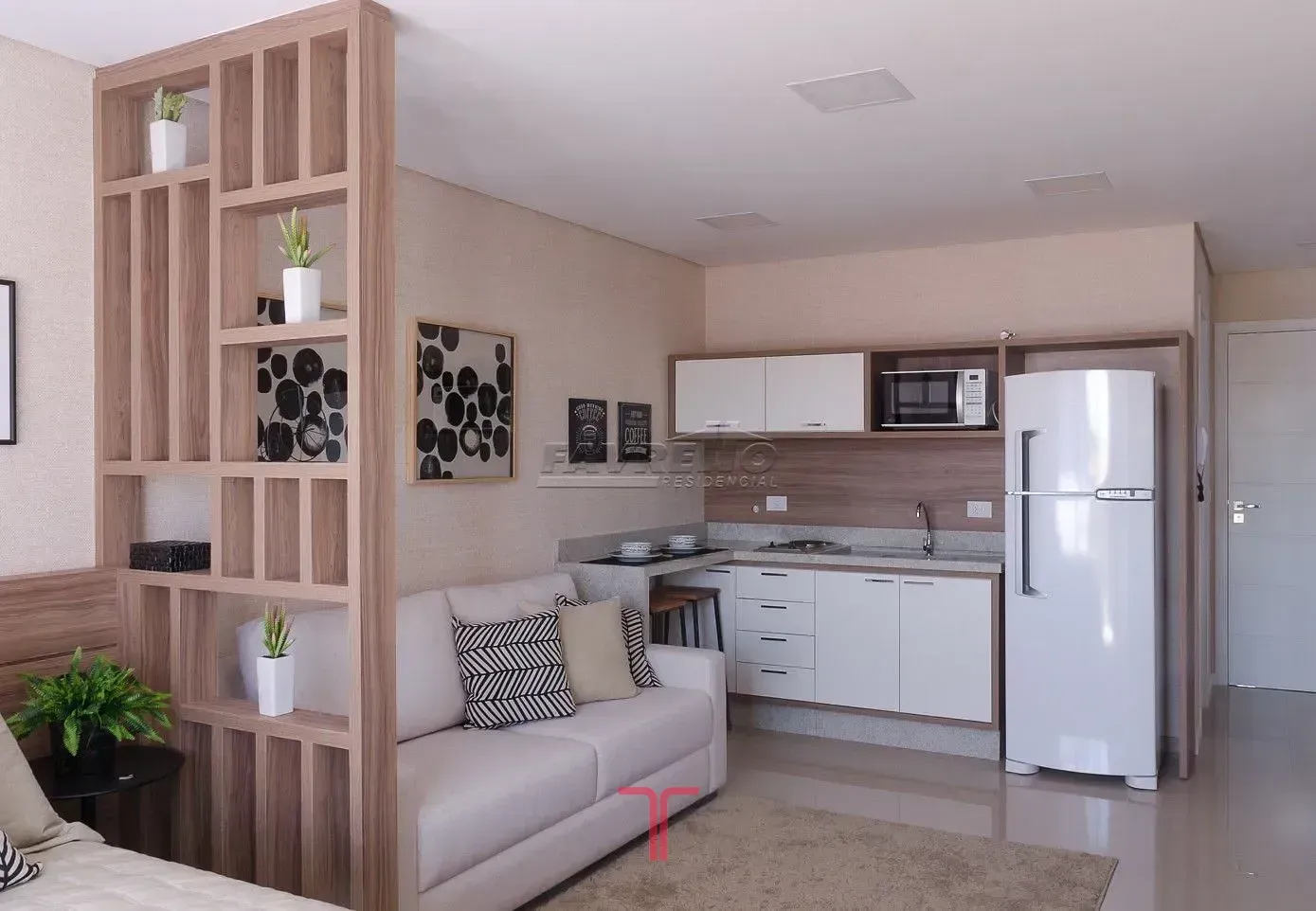 Furnished 1-bedroom apartment with 59 m² of space — photo 2