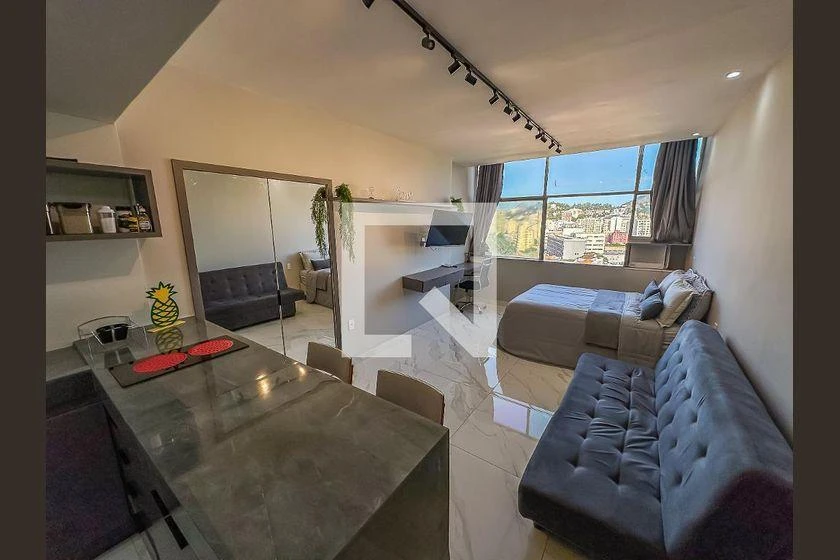 Apartamento amueblado de 1 dormitorio de 33 m²