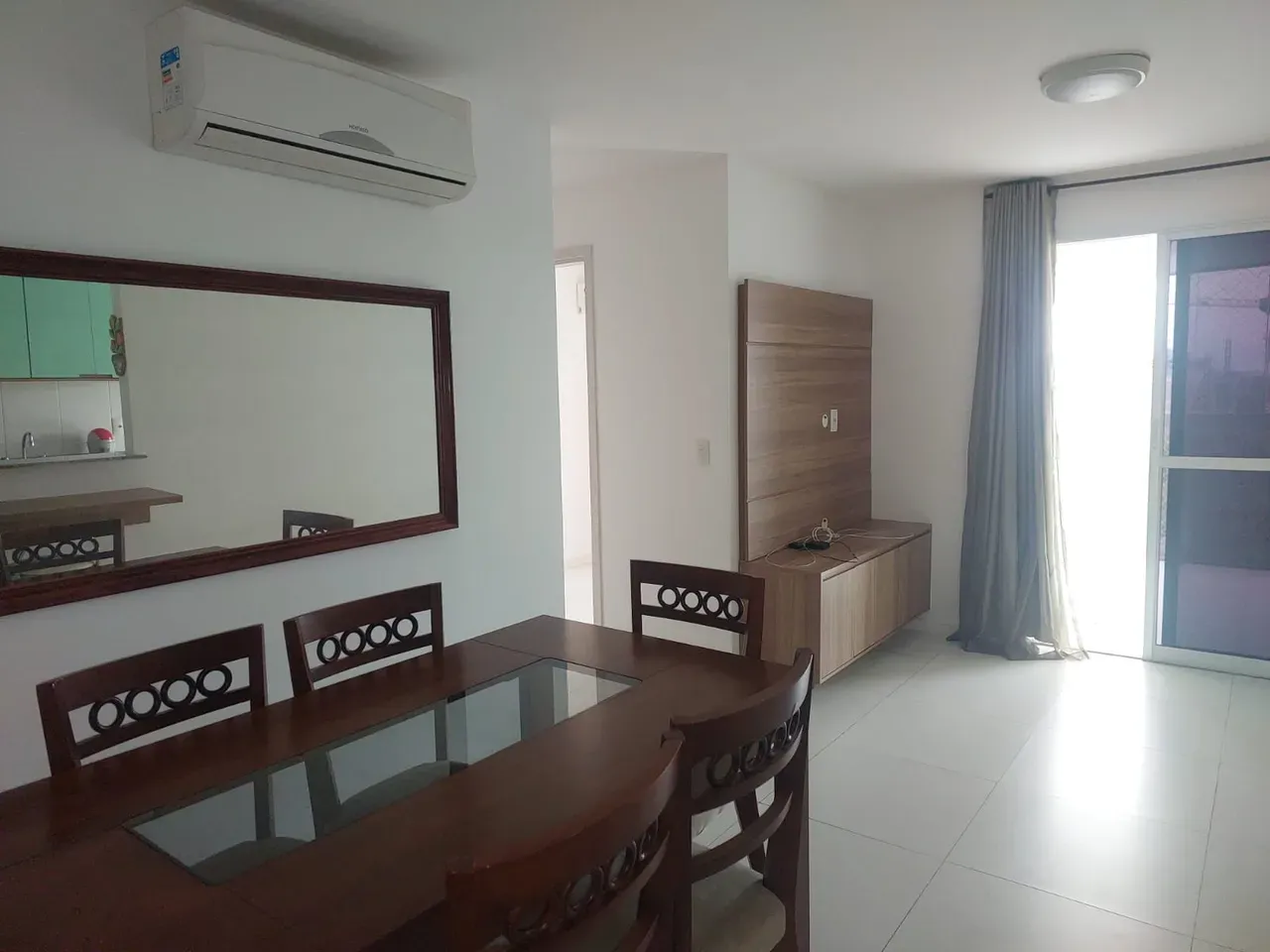 Balcony with a grill in a 2-bedroom apartment, 66 m² — photo 39