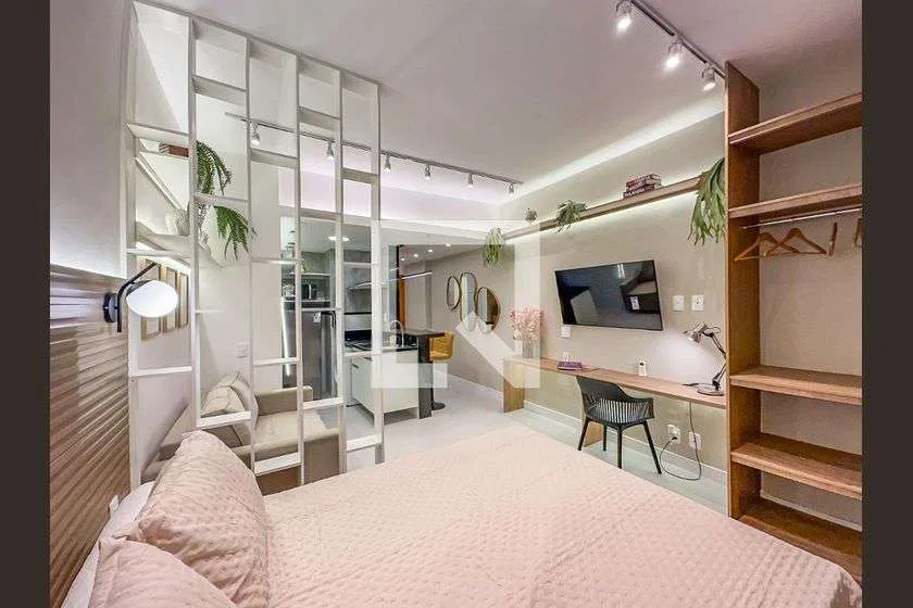 Apartamento mobiliado de 1 quarto com cozinha integrada — photo 9