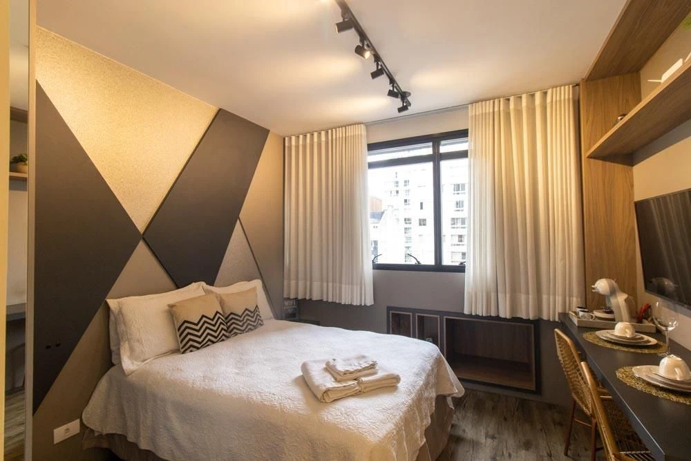 Studio mobiliado em condomínio com academia — photo 10