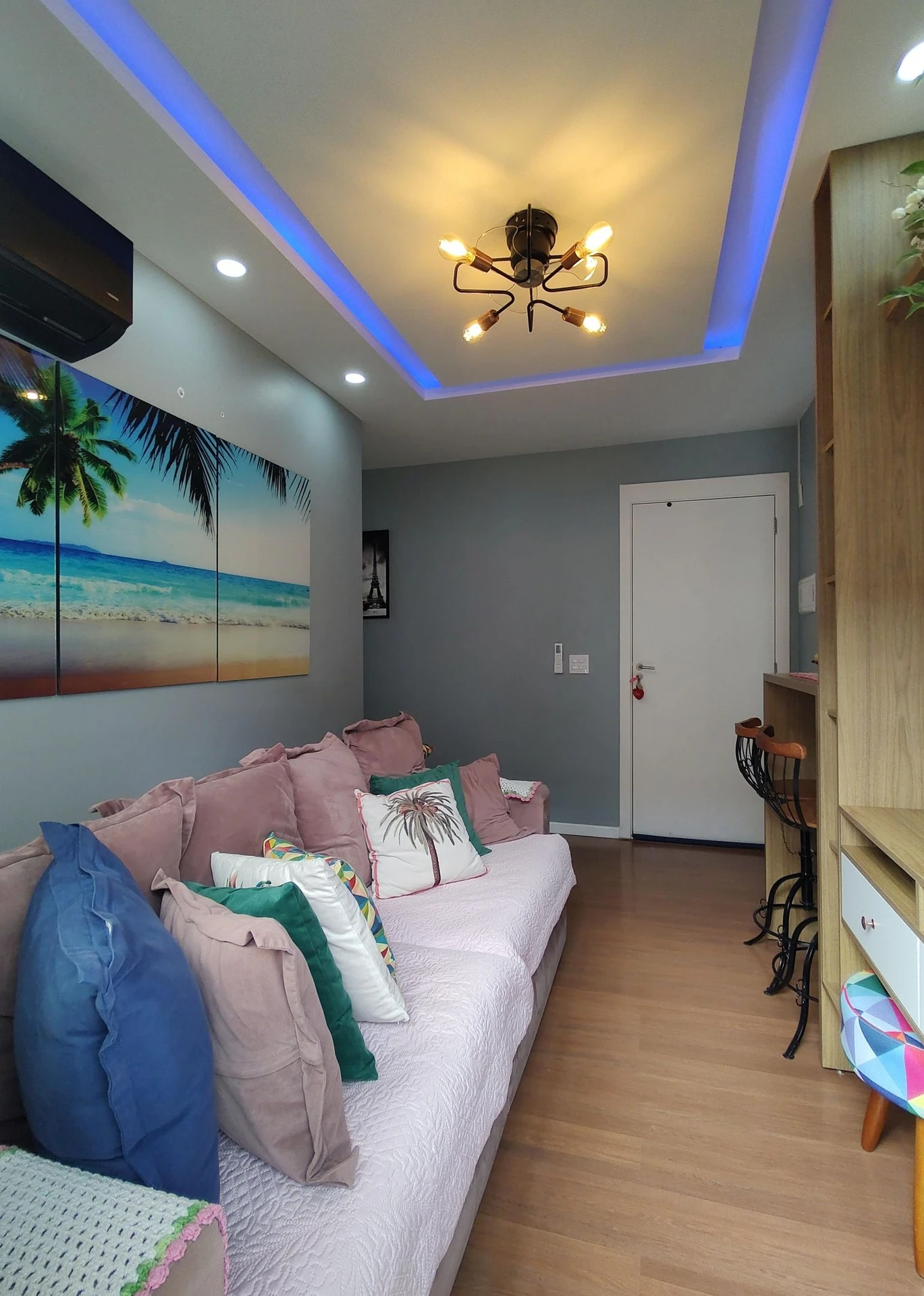2-bedroom apartment with a glass-enclosed balcony
