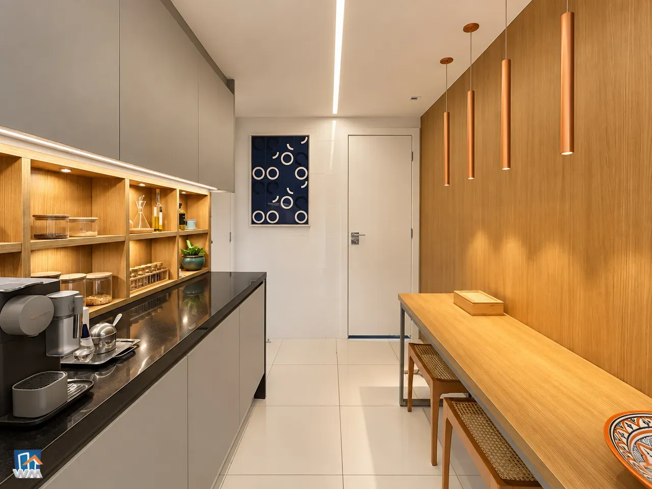 Apartment on the 30th floor with a dishwasher — photo 34