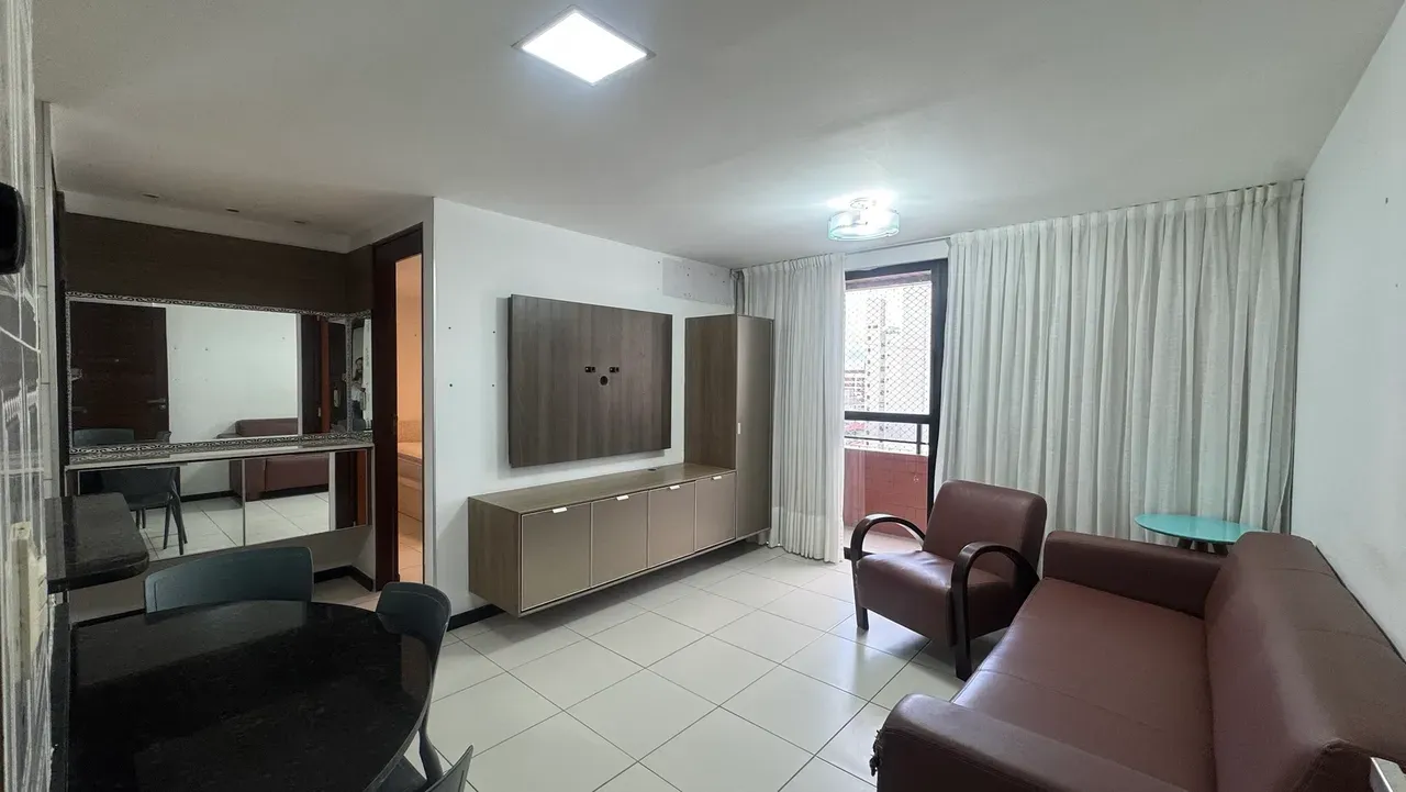 2-bedroom apartment in a building with an indoor pool