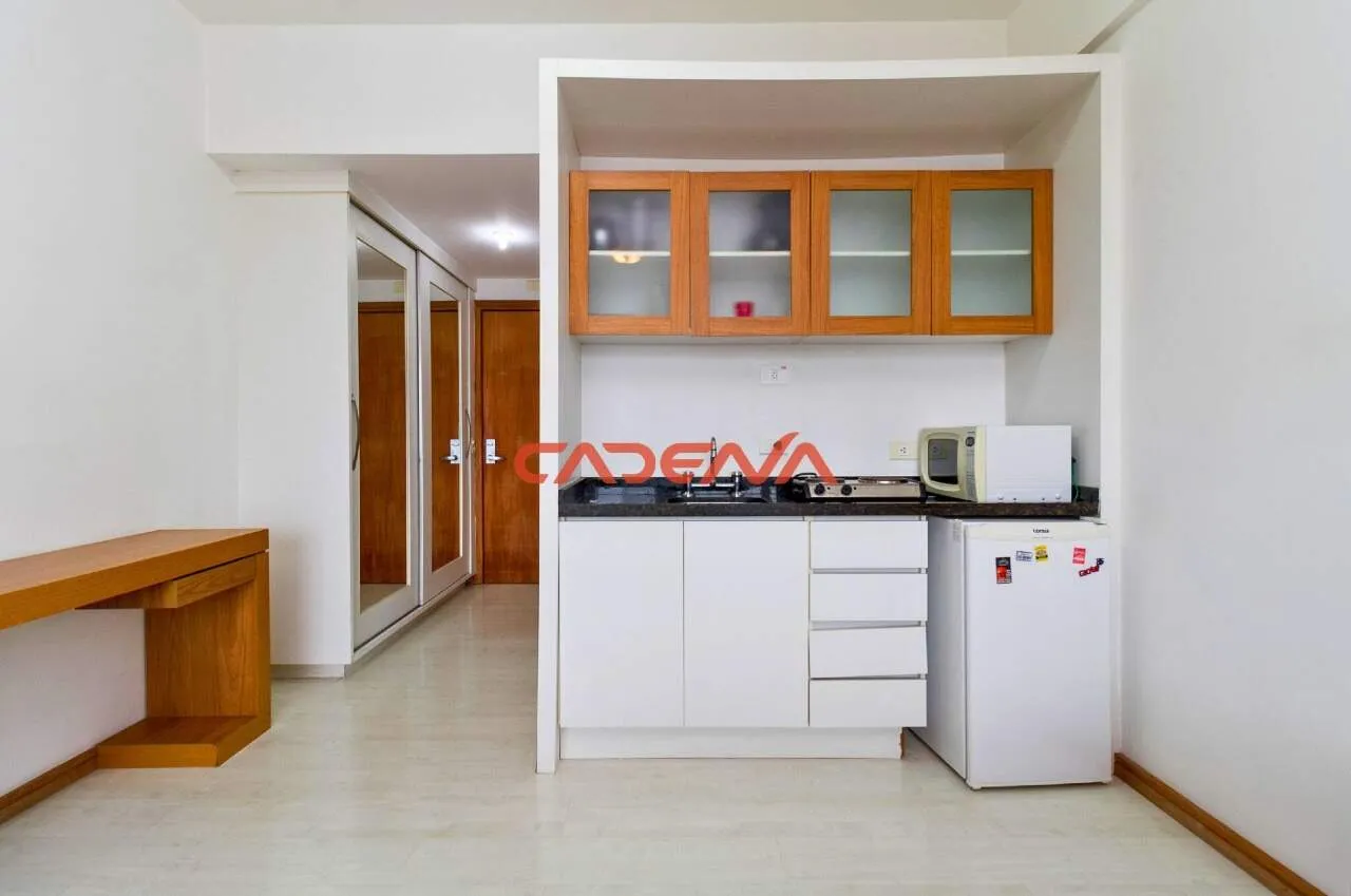 Furnished 29 m² studio with compact kitchen appliances — photo 16