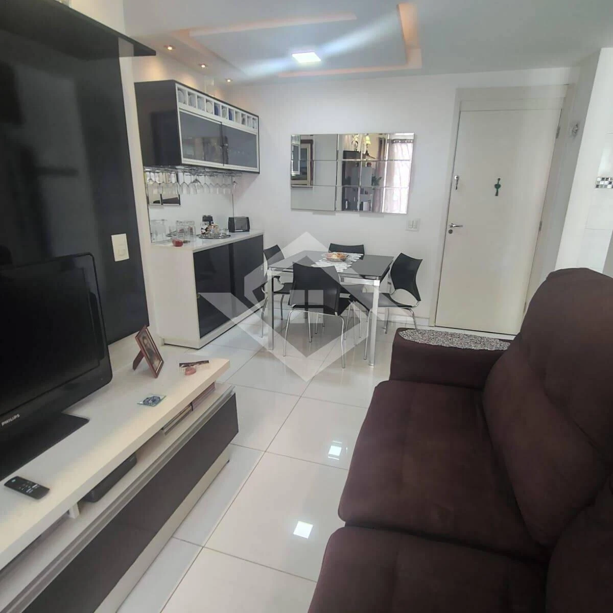 Furnished apartment 51 m² with 2 bedrooms and 1 bathroom