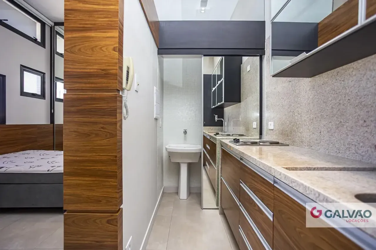 54 m² apartment with open-plan kitchen and balcony — photo 9