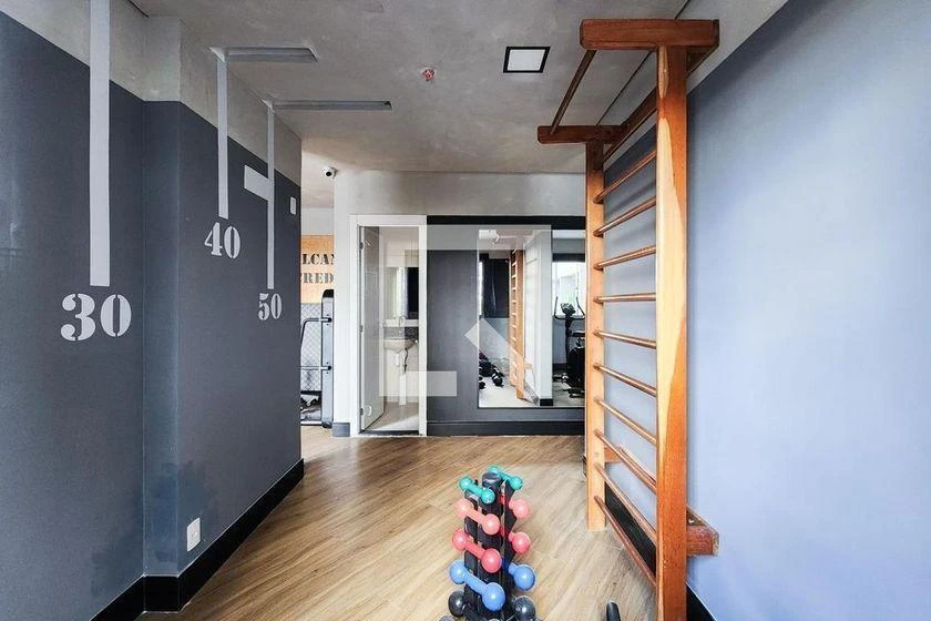 Apartamento mobiliado de 1 quarto em condomínio com academia — photo 34