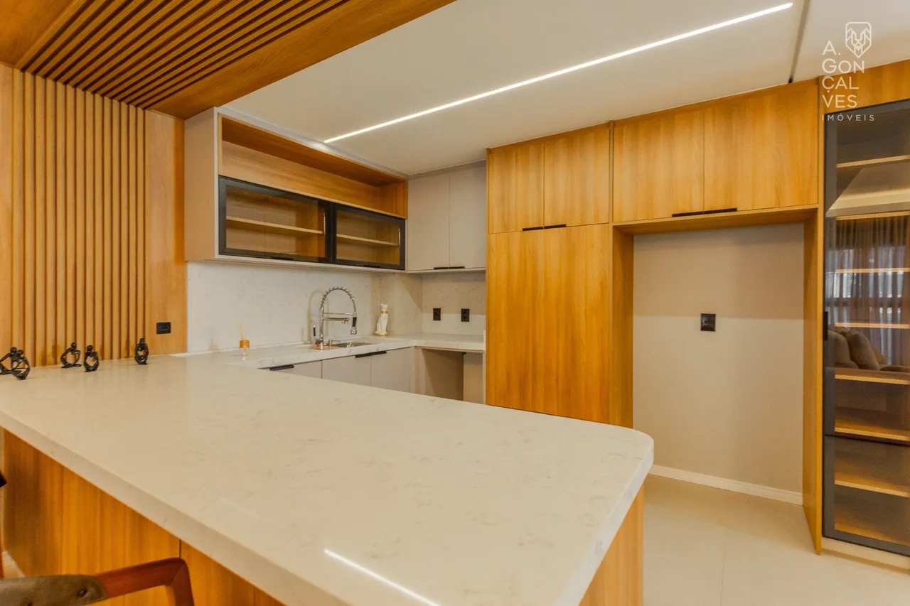 Casa em condomínio com 3 quartos e cozinha em plano aberto — photo 6