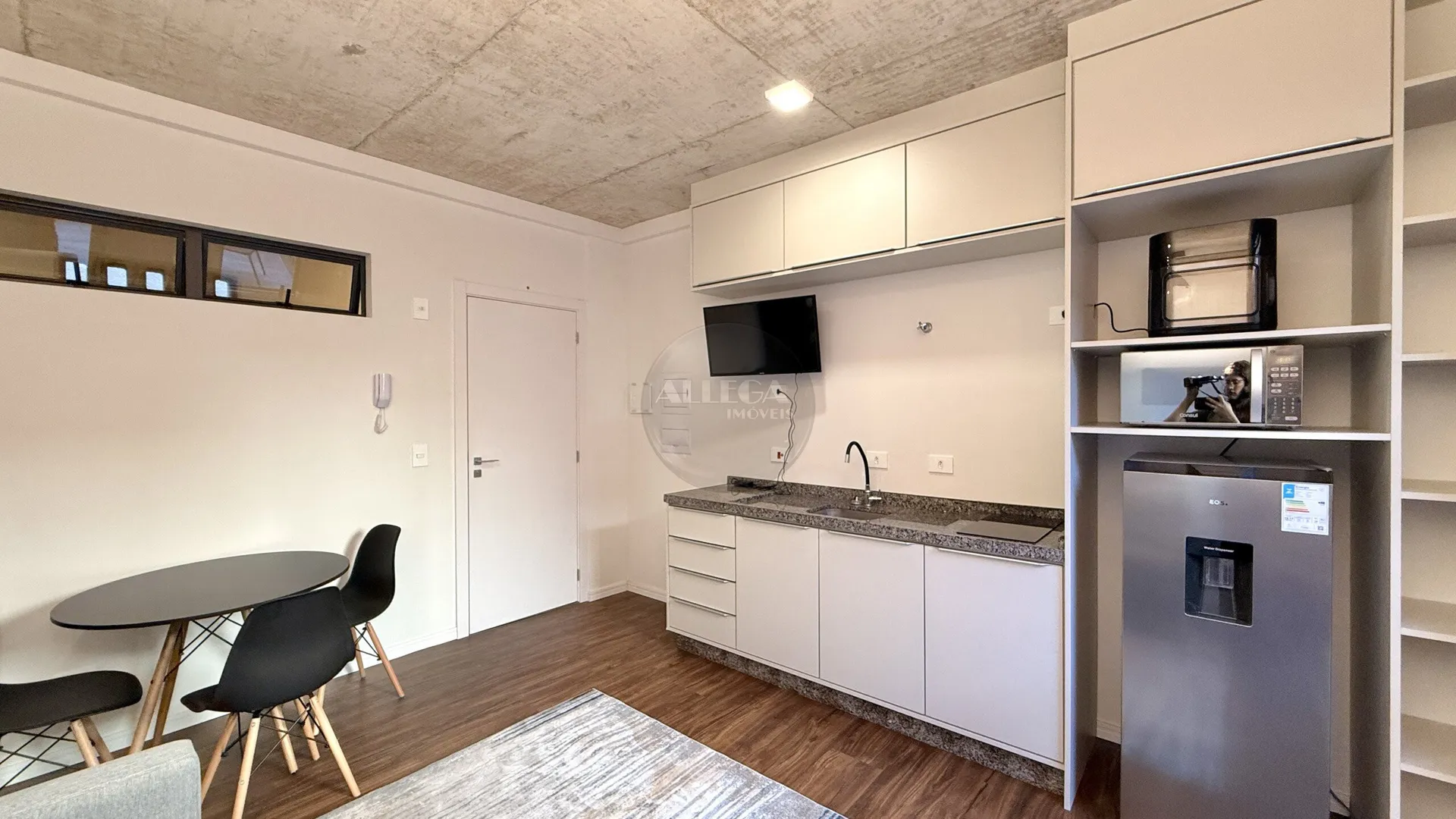 Studio sem mobília com jardim privativo e 45 m²