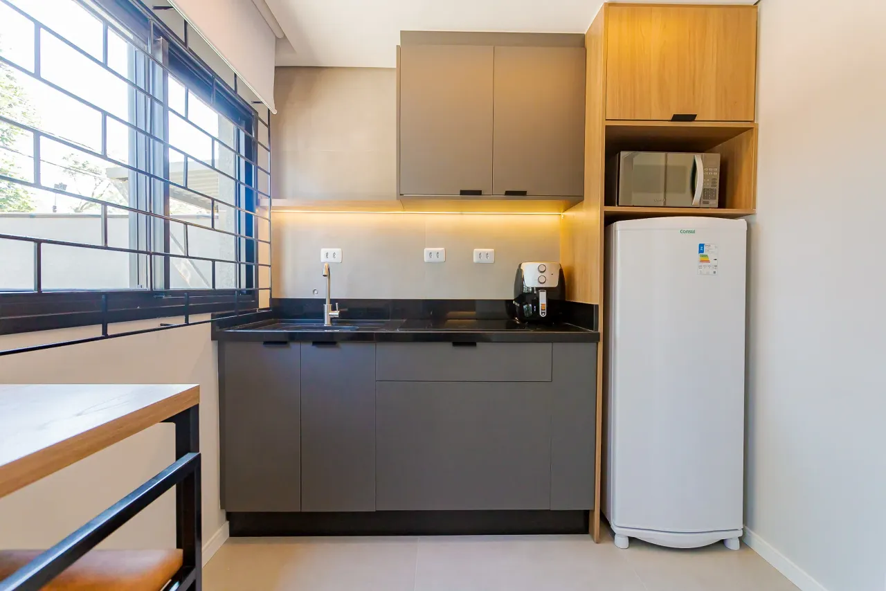 Furnished apartment, 20 m², with a home office