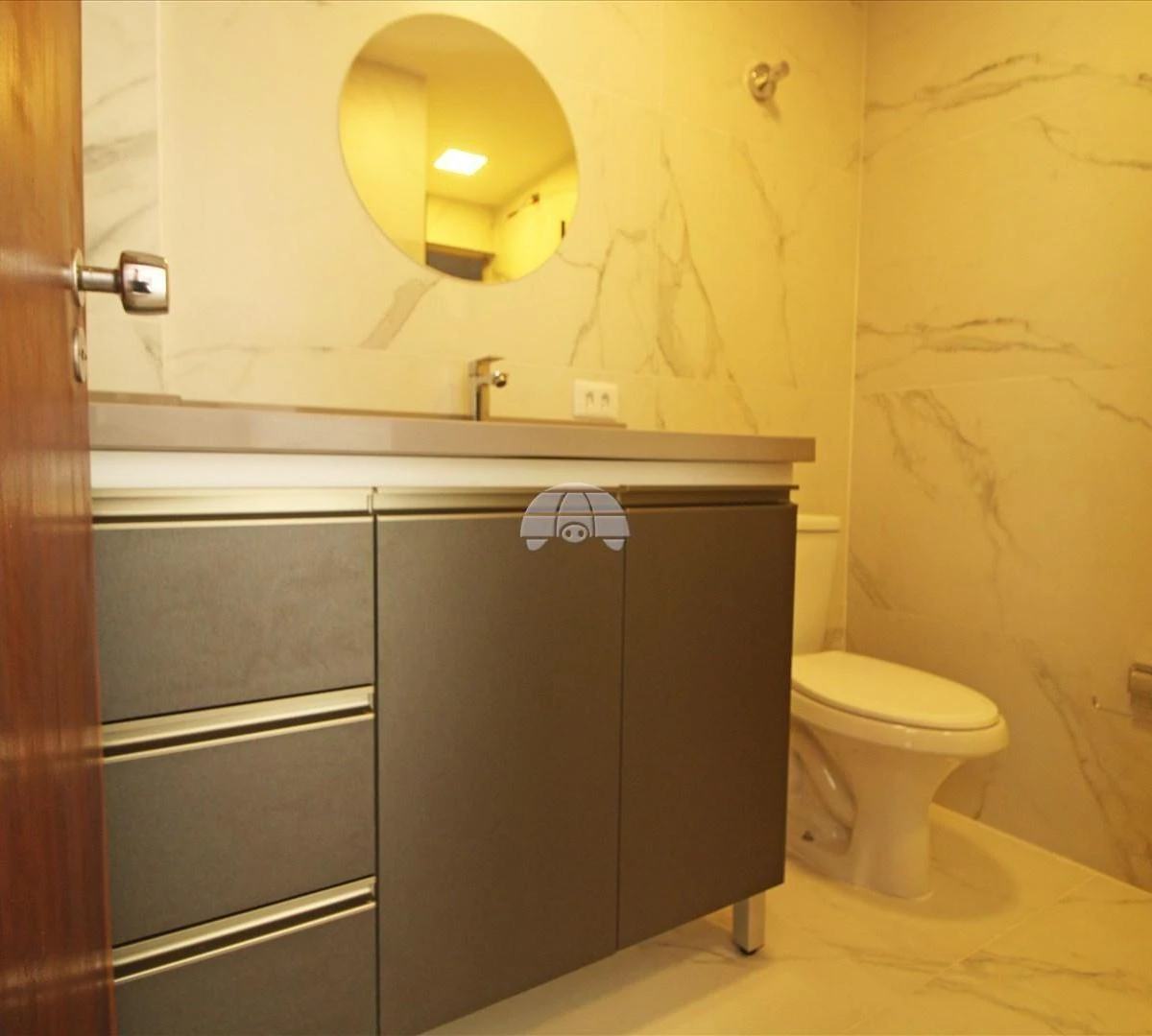 One-bedroom apartment with a washing machine in Curitiba — photo 9