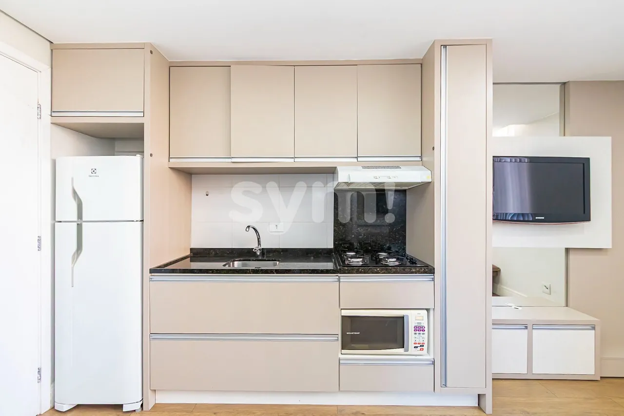 Furnished 1-bedroom apartment with open kitchen — photo 6