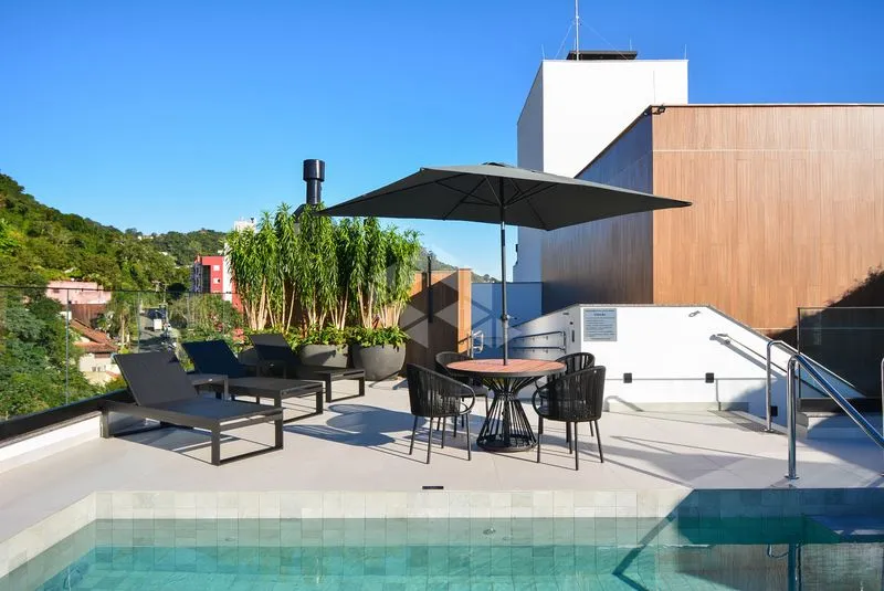 75 m² apartment with a grill on the balcony and a water view — photo 32