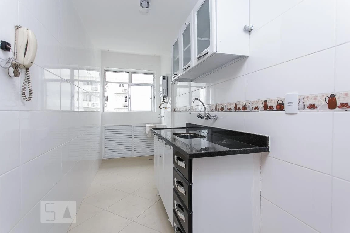 2-bedroom apartment in a building with a gym
