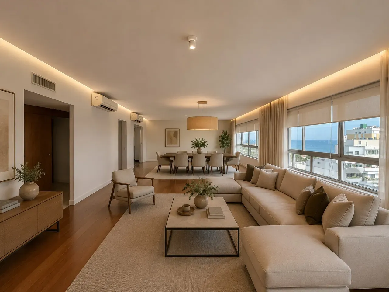 Furnished 260 m² apartment with 4 bedrooms and 3 en-suites