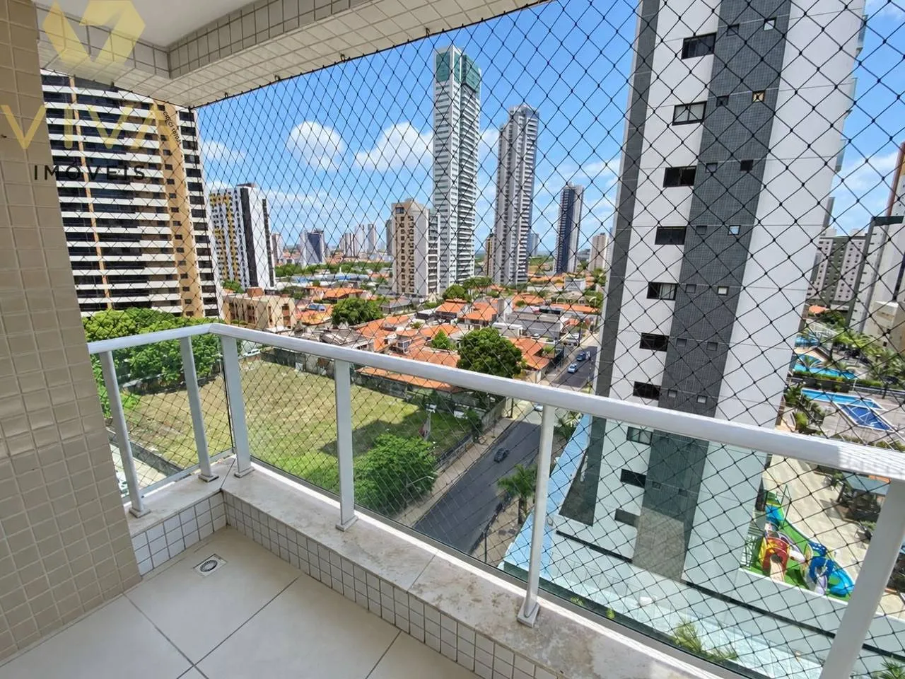 2-bedroom apartment in a building with a gym