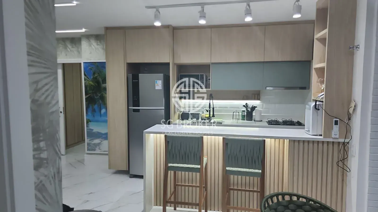 Furnished 2-suite apartment with 70 m² on a high floor — photo 7