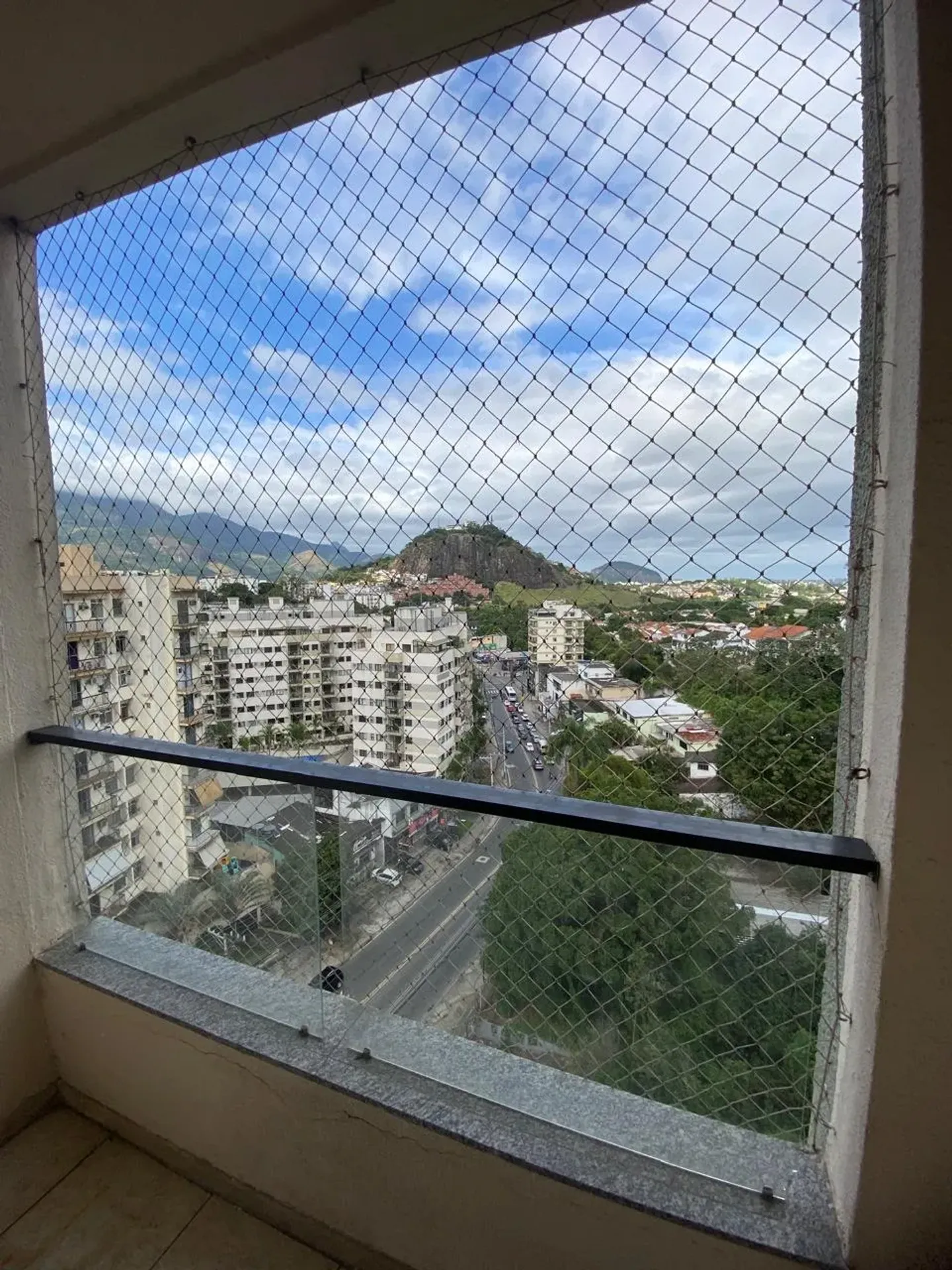 55 m² rental apartment with 2 bedrooms and a balcony